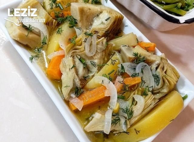 Zeytinyağlı Enginar Yemeği Nasıl Yapılır