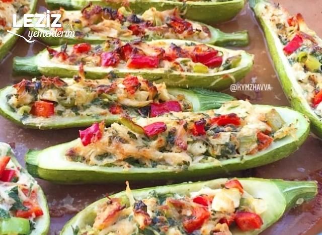 Tavuklu Kremalı Kabak Sandal