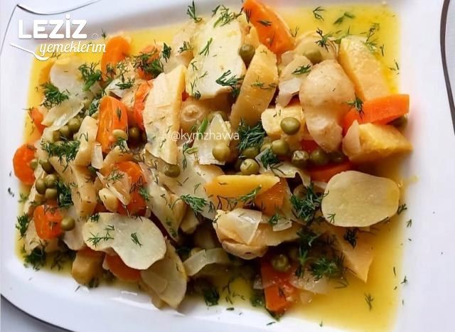 Portakallı Mandalinalı Yer Elması Yemeği