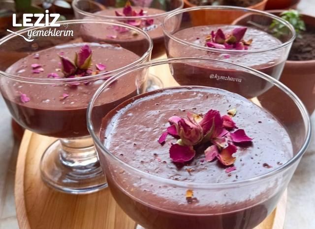 Kakaolu Çikolatalı Ev Yapımı Puding