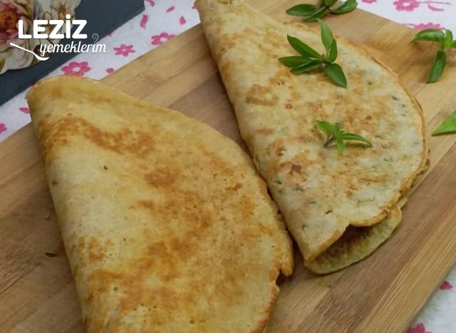 Fesleğenli Yulaflı Krep