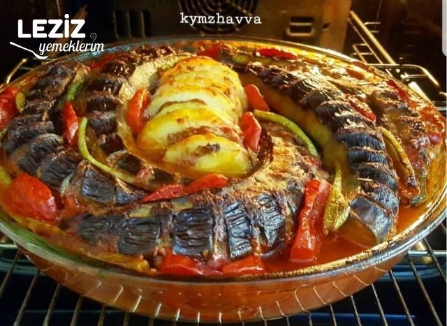 Fırında Çok Kolay Patlıcan Kebabı