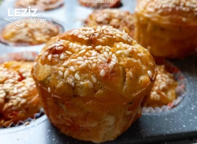 Muffin Kalıbında Patatesli Kek