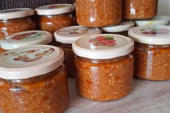 Közlenmiş  Patlıcanlı Kahvaltılık Sos