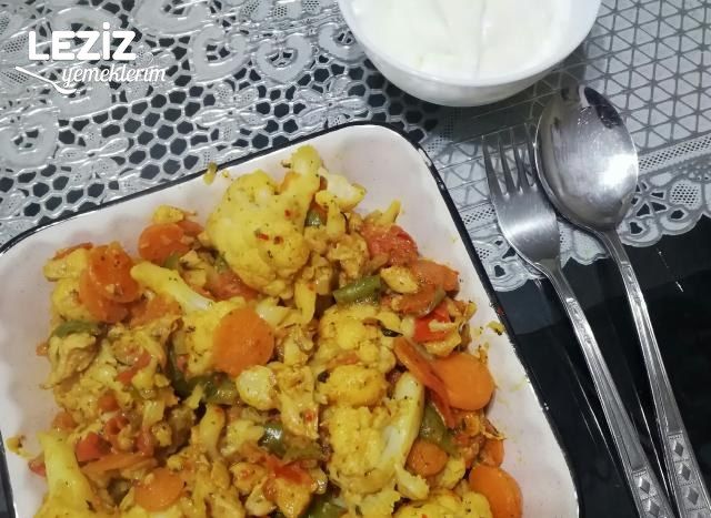 Zerdeçallı Sebzeli Karnıbahar Tarifi