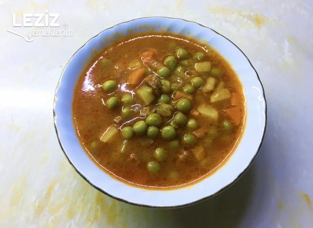 Düdüklüde Lezzetli Etli Bezelye Tarifi