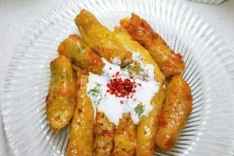 Erzurumun Kıymalı Lahana Sarması (Dolması)