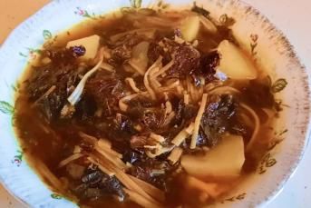 Erişteli Evelik (Labada) Çorbası - Aşı