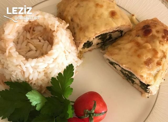 Ispanaklı Tavuk Sarma
