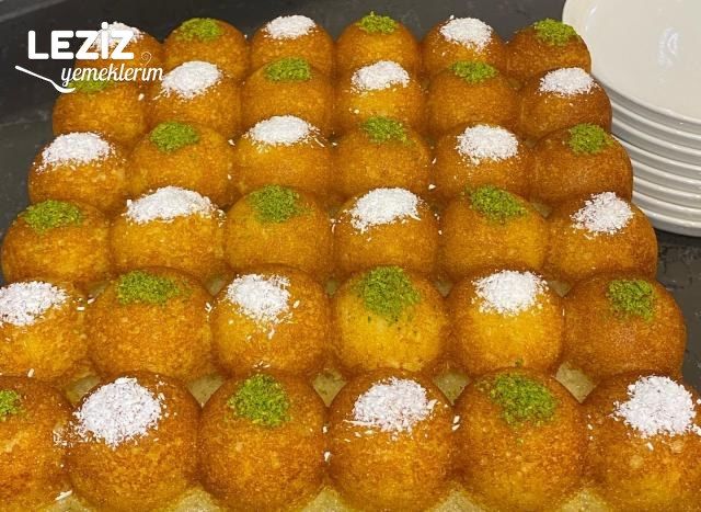 Kalıpta Şerbetli Revani Tatlısı