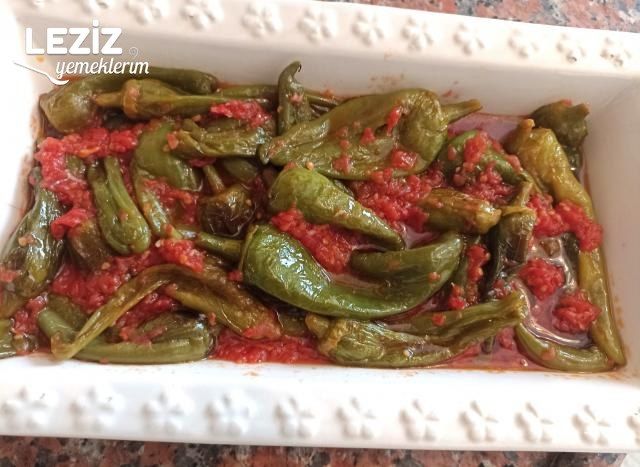 Kahvaltılık Domatesli  Köy Biberi Kavurması