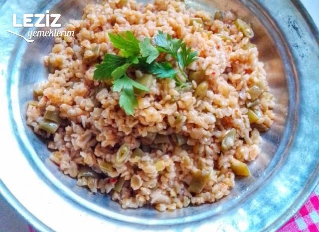Taze Fasulyeli Firik Pilavı