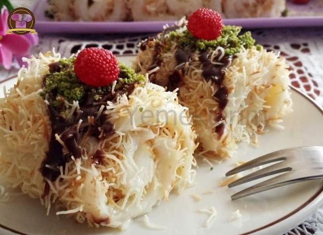 Kadayıflı Tavuk Göğsü Sarması