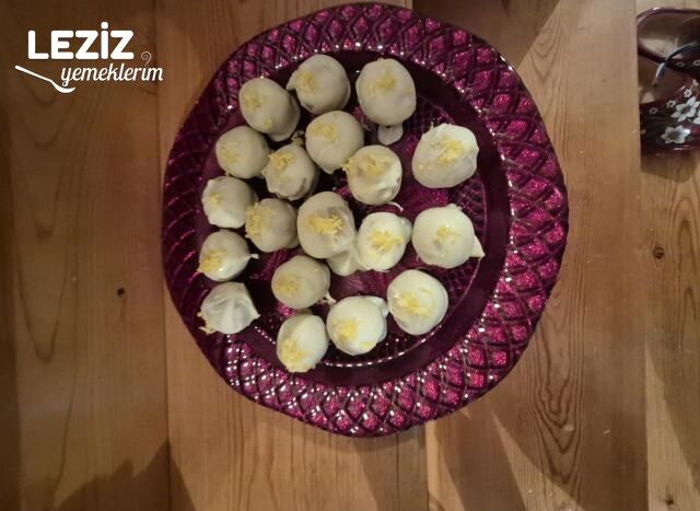 Limonlu Cheesecake Topları