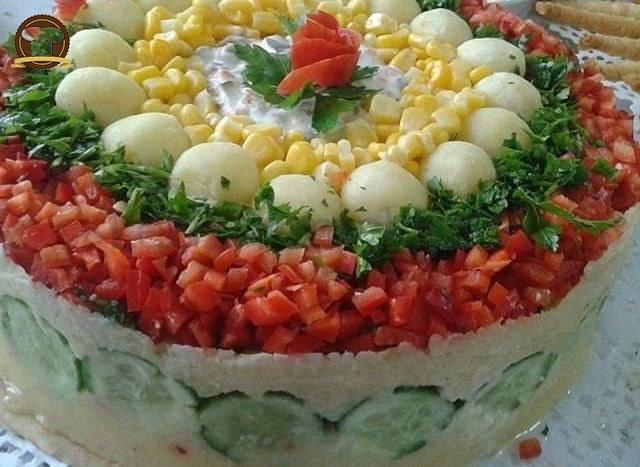 Pasta Görünümlü Patates Salatası