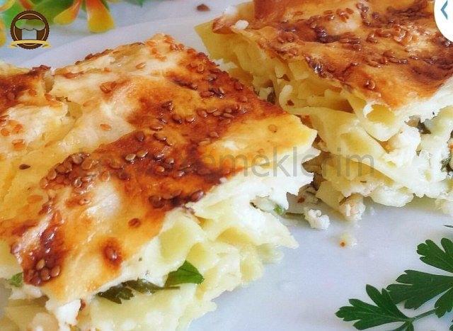 Su Böreği Tadında Fırında Makarna