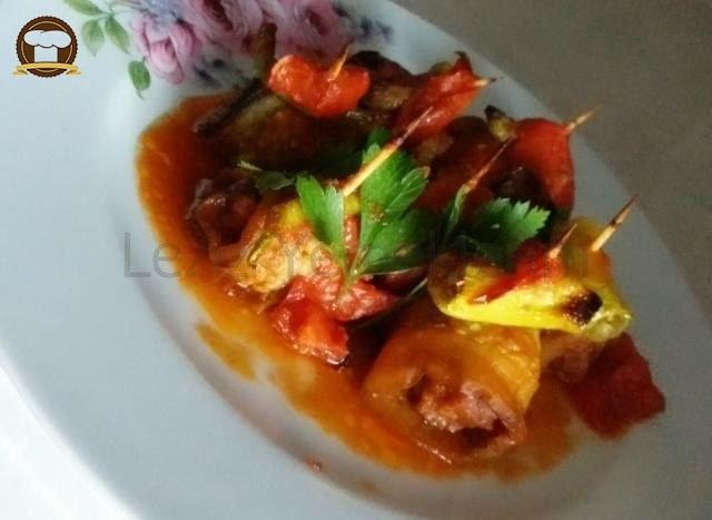 Köfteli Patlıcanlı Kürdan Kebabı