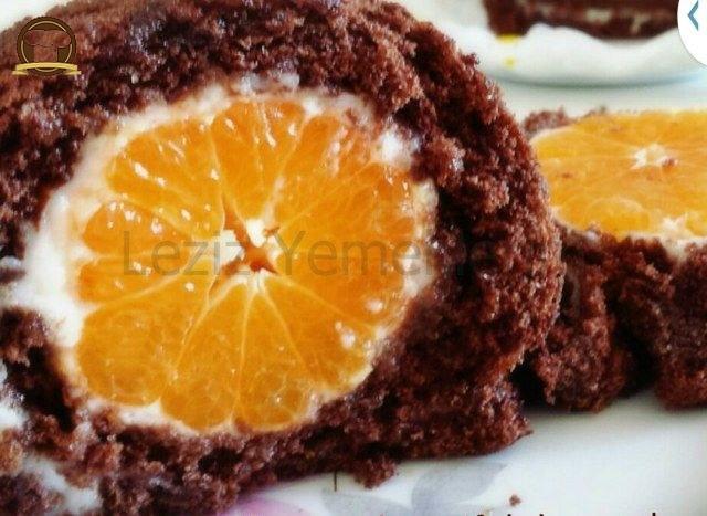 Mandalinalı Rulo Kek