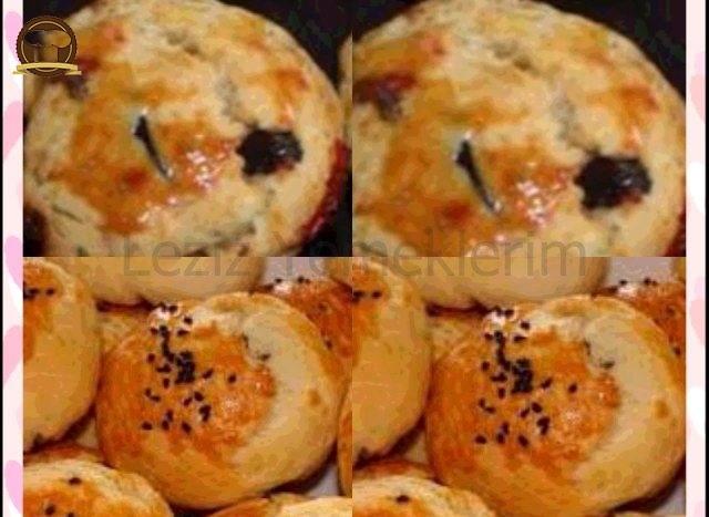 Peynirli Zeytinli Poğaça