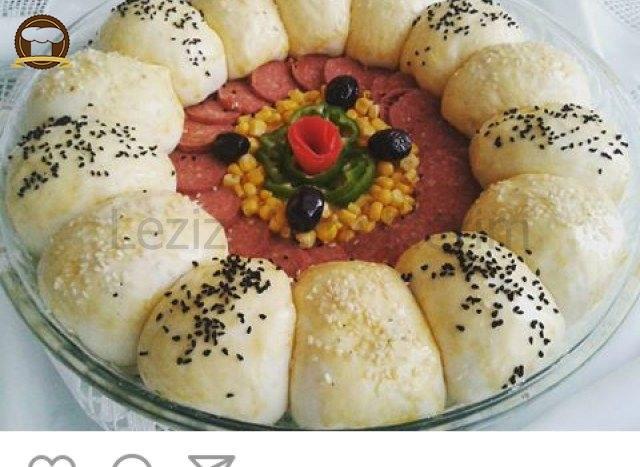 Pizza Görünümlü Poğaça