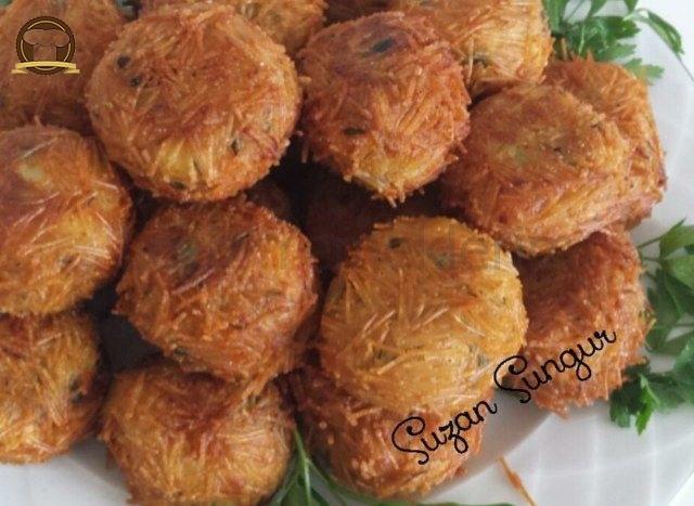Tel Şehriyeli Patates Topları