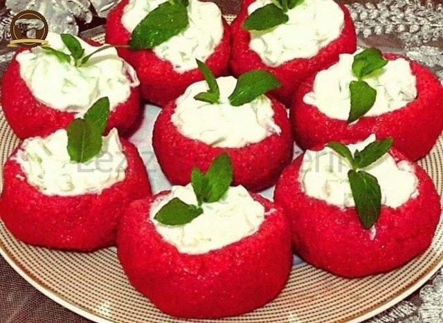 Kırmızı Pancarlı Bulgur Çanakları