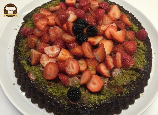 Çilekli Tart Kek Yapımı
