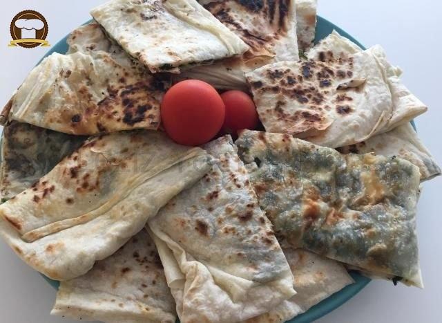 Ispanaklı Mantarlı Gözlemeler