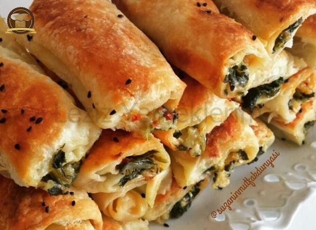 Ispanaklı Rulo Börek