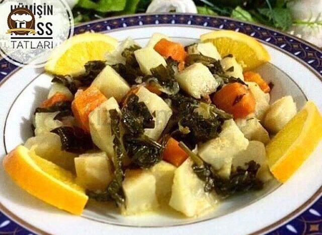 Zeytinyağlı Portakallı Kereviz