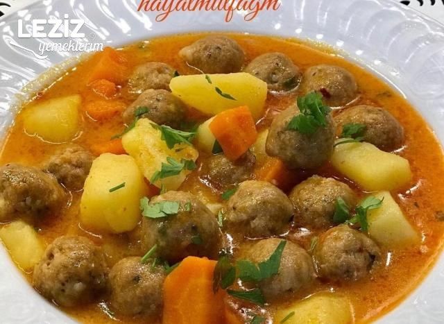 Patatesli Sulu Köfte Tarifi