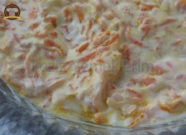 Havuç Tarator (Yoğurtlu Havuç Salatası)
