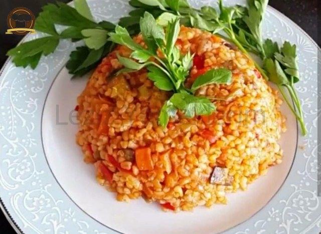 Sebzeli Bulgur Pilavı / Meyhane Pilavı