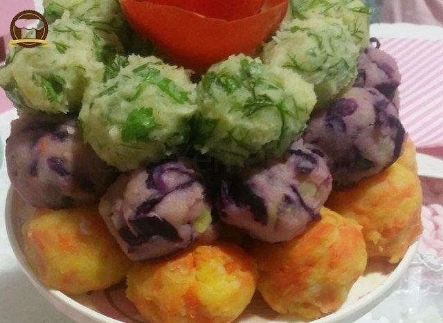 Renkli Patates Salatası