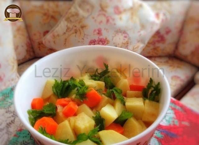 Zeytinyağlı Portakallı Kereviz Yemeği