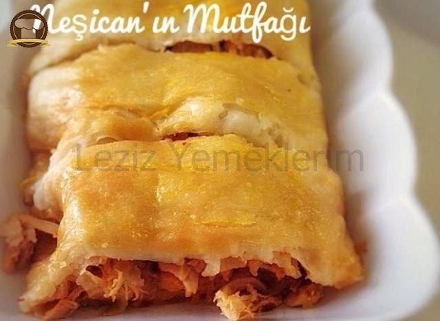 Tavuklu Rulo Börek