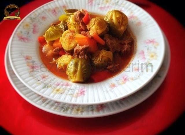 Etli Brüksel Lahanası Yemeği