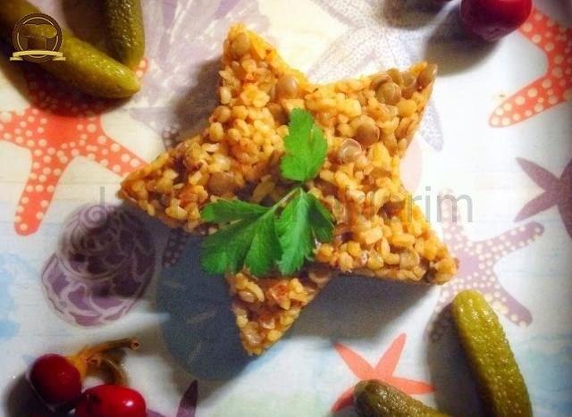 Nefis Mercimekli Bulgur Pilavı
