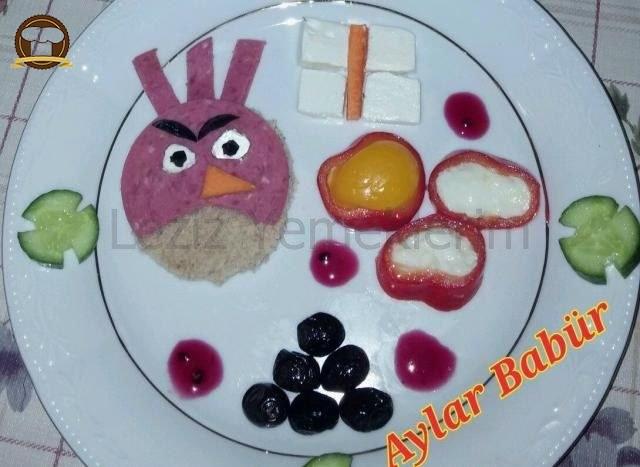 Çocuklar İçin Angry Birds Kahvaltısı
