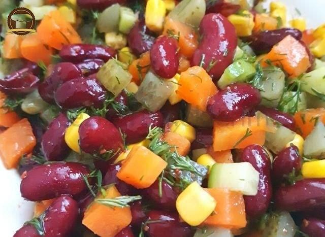 Meksika Fasulye Salatası