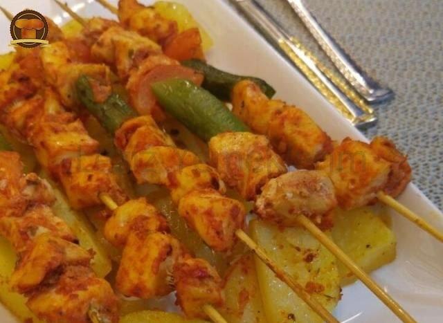Fırında Tavuk Şiş Tarifi
