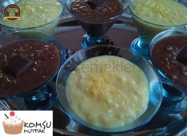 Çikolatalı Ve Zerdeçallı Sütlaç
