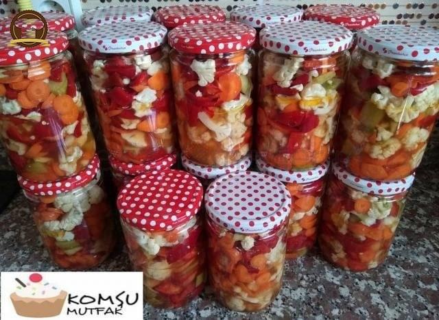 Karışık Turşu Yapımı