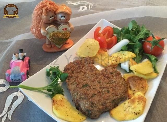 Kalp  Köfte Fırında