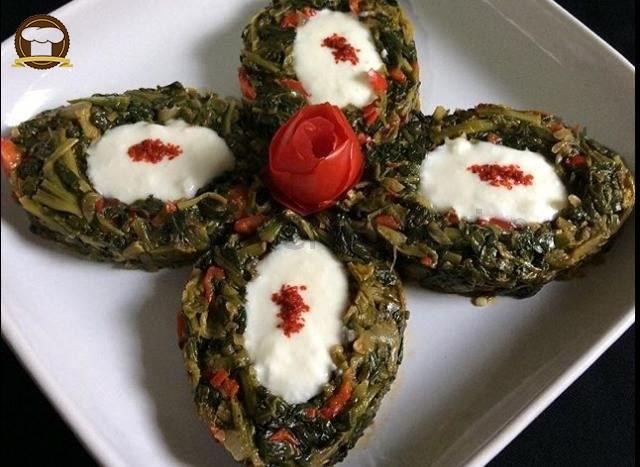 Yoğurtlu Ispanak Kavurması