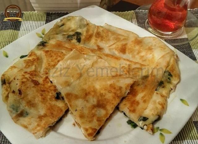 Pırasalı Ispanaklı Gözleme