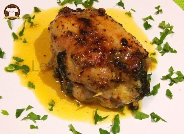 Ispanaklı Pastırmalı Tavuk Sarma