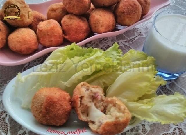 Pastırmalı Patates Köftesi