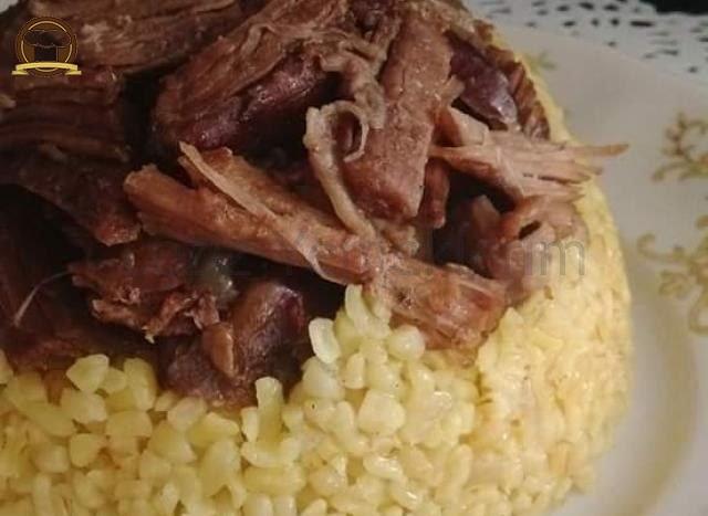 Etli Zerdaçallı Bulgur Pilavı