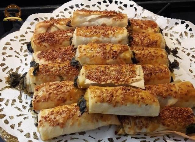 Ispanaklı Unlu Çıtır Börek